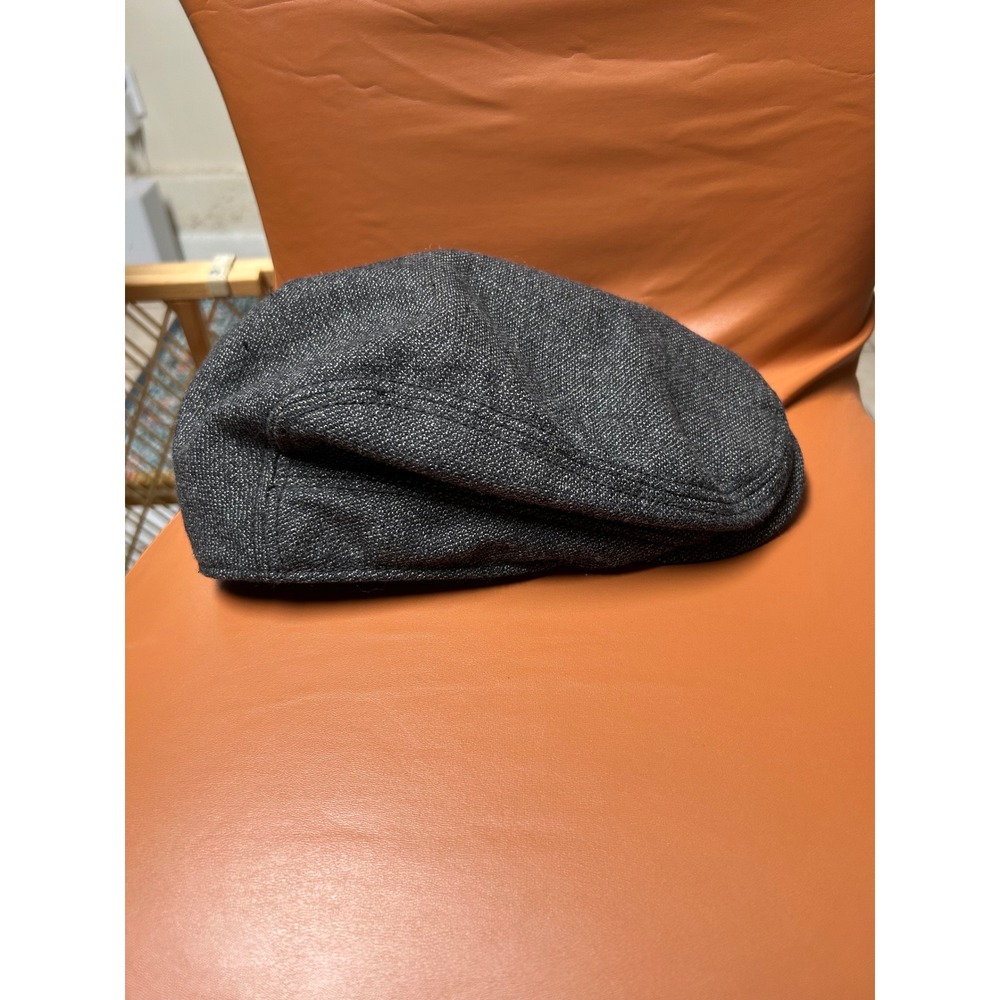 Mens Charcoal Grey Tweed Flat Cap Driving Hat Ivy Scally Newsboy Grey Marl